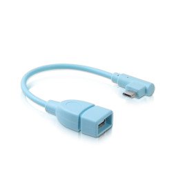 DA-UHDC S2-SKY USB 2.0 OTG 케이블 90도 단자보호 스마트폰 TO USB 키보드 마우스 메모리연결