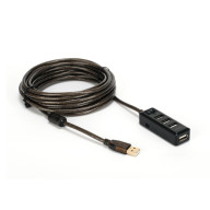 DA-UE2405 다모일 USB2.0 리피터 5m (4포트 USB허브 내장형) USB연장