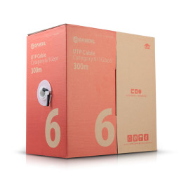 DA-UTP14P1G BLACK 300m (UTP케이블 공사용 제작용 기가케이블 네트워크케이블 인터넷연결용 1G 1000Mbps)