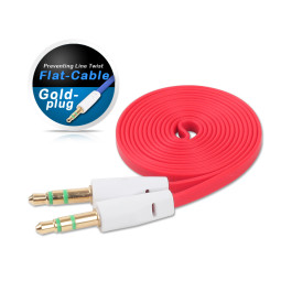 DA-STC-MM-1m-red 다모일 컬러 Stereo 케이블 1m (RED) 스피커케이블 AUX케이블