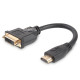 DA-HDG750 HDMI-M/DVI-F-20cm 젠더 (HDMI-DVI젠더-케이블형)