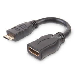 DA-HDG755 HDMI-F/miniHDMI-M-20Cm 젠더 (HDMI to miniHDMI젠더-케이블형)