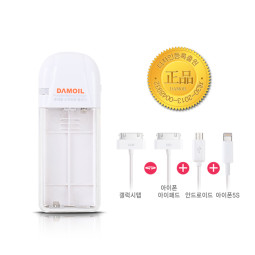 DA-USB2A2IN/550 WHITE 여행용 비상보조베터리 USB
