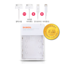 DA-USB2A4IN/1000 WHITE 여행용 비상보조베터리 USB