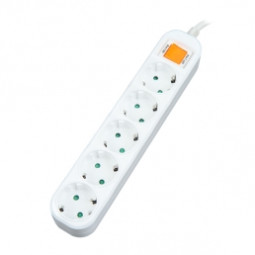 오성정밀 일반형 5구 접지 멀티탭 4.5M