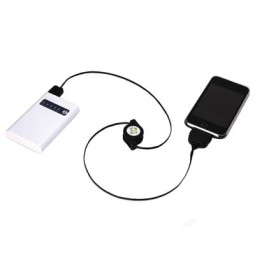 Coms 아이폰 비상 충전기/2000mA/충전 잔량 표시