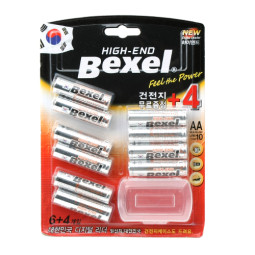 벡셀 건전지 1.5V AA 10알