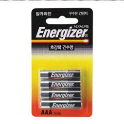 에너자이저 건전지 1.5V AAA 4알