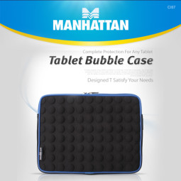 Manhattan (태블릿 PC 파우치/439626) 10인치용/충격보호, 검정+파랑