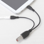 DA-UHDC-Y-5F USB OTG 케이블 Y형 전원보조 케이블 (+Micro5p-F type)