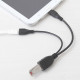 DA-UHDC-Y-5F USB OTG 케이블 Y형 전원보조 케이블 (+Micro5p-F type)