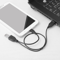 DA-UHDC-Y-AM USB OTG 케이블 Y형 전원보조 케이블