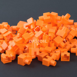 DA-45BOOT RJ45플러그용 부트 오랜지 랜케이블 마감재