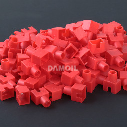 DA-45BOOT RJ45플러그용 부트 레드 랜케이블 마감재