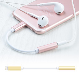 DA-STI7(GOLD) 다모일 이어폰 변환젠더 (아이폰7용) 아이폰7 라이트닝커넥터를 이용한 3.5mm 이어폰변환 젠더