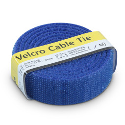 DA-VTIE-1M(BLUE) 다모일 양면 벨크로타이 (블루) 케이블정리 필요에따라 잘라서 사용
