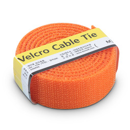 DA-VTIE-1M(ORANGE) 다모일 양면 벨크로타이 (오랜지) 케이블정리 필요에따라 잘라서 사용