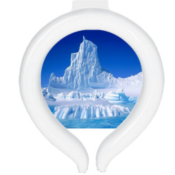 아이스 넥밴드 넥쿨링 얼음목걸이 안전기준인증 화이트