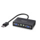 NEXT DP102VS DP to 1:2 VGA 모니터 분배기(공유기)