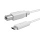 USB2.0 USB-C to USB-B케이블 1.8m 3A급속충전