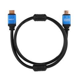 NEXT-14003HD4K HDMI 블루메탈 v1.4 고급형케이블 30Cm
