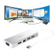 NEXT-JUD380 USB3.0 미니도킹/HDMI+VGA+기가랜+허브