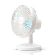 NEXT-1425FAN 저소음 탁상용 충전식 USB 미니 회전선풍기