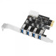 NEXT-405NEC LP USB 3.0 4포트 PCI-Express 확장 카드