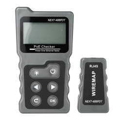 NEXT-488PDT POE 용량 실시간 전압체크 RJ45 테스터기