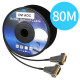 NEXT-5080DAOC DVI AOC 하이브리드 광케이블 80M
