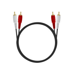 2RCA(M) to 2RCA(M) 음향 케이블 2M