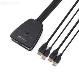 HDMI 2.0 2Port KVM Switch 4K 60Hz 4:4:4