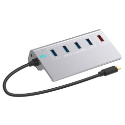 C타입 유전원 5포트 USB허브 USB3.2 GEN2 10G 고속충전 XT1301062