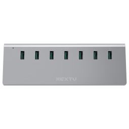 알루미늄 7포트 유전원 USB3.0 허브 XT1301041