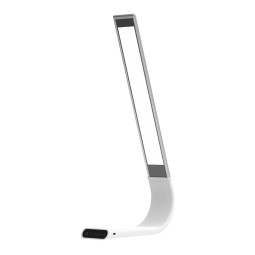 실리콘 무선 블루라이트 차단 LED 램프 스탠드 107LAMP 실버