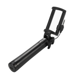 케이블일체형 셀카봉 캔디볼적용으로 자유로운 각도조절 가능 회전방지 홈 적용 봉길이 12.5cm - 72cm