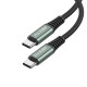USB-C TO C 초고속충전 데이터케이블 20V 5A 100W USB 2.0 480Mbps 과전류차단 2M