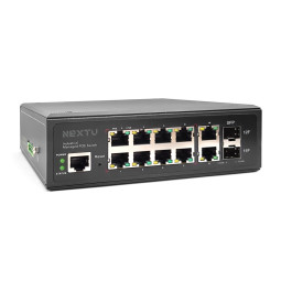 산업용 8포트 기가 POE With 100 1000M 2SFP + 기가 2TP Managed POE Switch