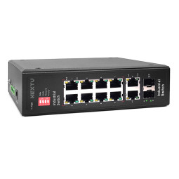 8포트 기가 기가비트 산업용 Unmanaged POE 스위치 ESD 서지보호 리피터모드 TP SFP W.D