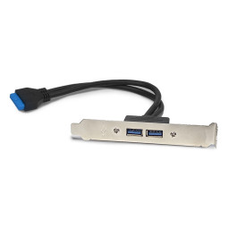 USB3.0 2포트확장카드 LP브라켓 20핀포트연결