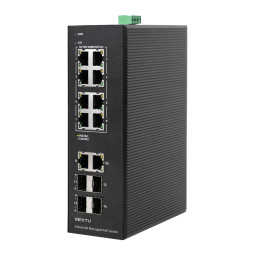 산업용 L2 링 8포트 2.5G POE 스위칭허브 POE4122MDTL2-25G