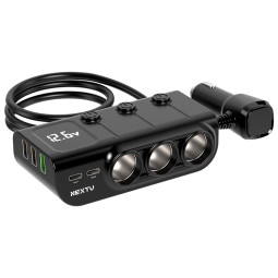 시에반 차량용 시거잭 3구 멀티소켓 PD 고속충전기 1414CHG