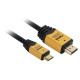 넥시 HDMI-Mini HDMI 골드메탈 고급형 1.4Ver 2M NX65