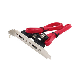 넥시 SATA to eSATA 확장 브라켓 45cm 2포트 NX253-1