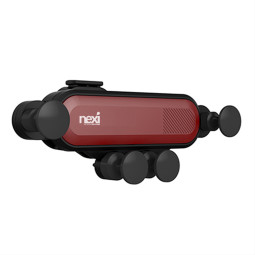 넥시 차량용 스마트폰 거치대 슬림형 레드 NX816