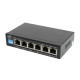 넥시 4 PoE+2 Uplink Gigabit PoE스위치 60W NX1006