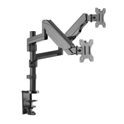 넥시 가스스프링 듀얼모니터 암 거치대 NX1193