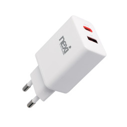 넥시 25W USB PD-PPS 듀얼 초고속 충전기 NX1241