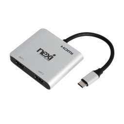 넥시 USB 3.1 TYPE C TO 듀얼 4K HDMI 컨버터 NX1254
