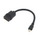 넥시 Micro HDMI M - HDMI F 젠더 15cm NX263